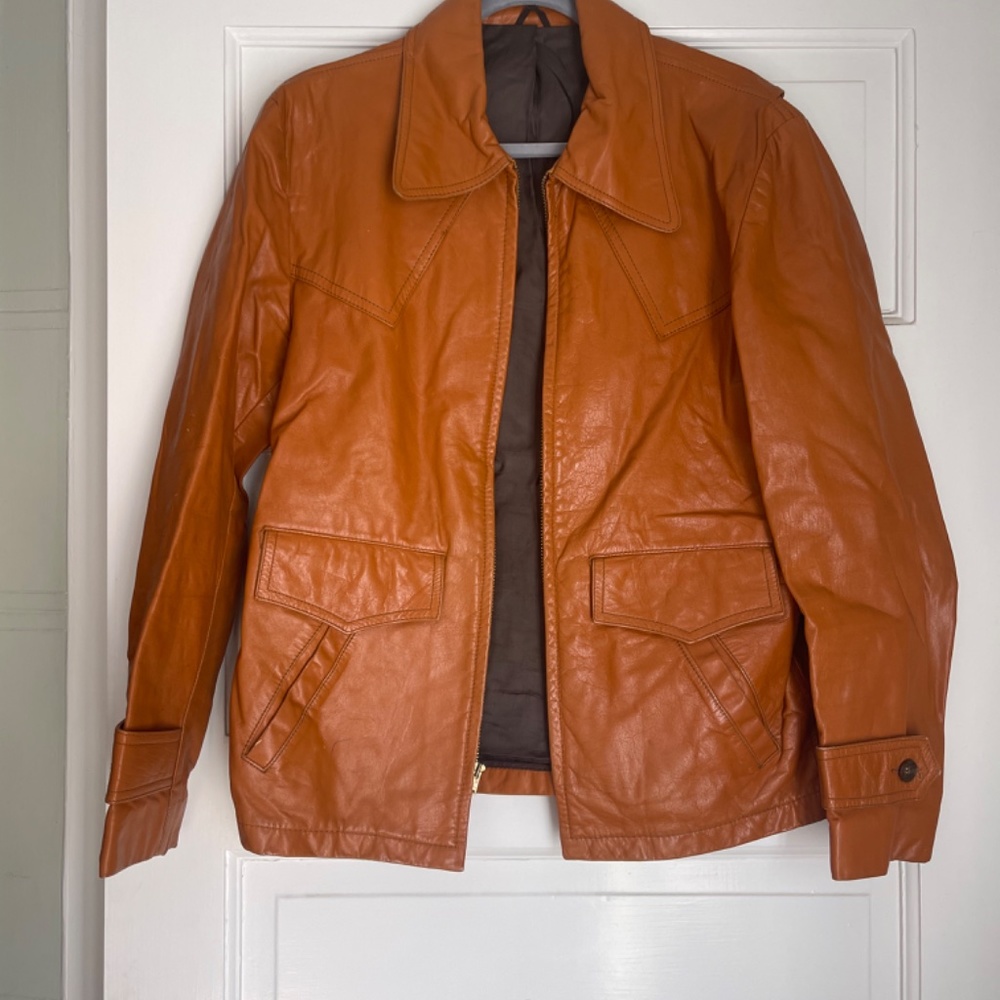 Vintage SAKS FIFTH AVENUE Leather Jacket